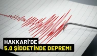 Hakkari'de 5 Şiddetinde Deprem!
